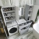 Style Line Мебель для ванной Марелла 60 Люкс Plus антискрейтч серая матовая – фотография-21